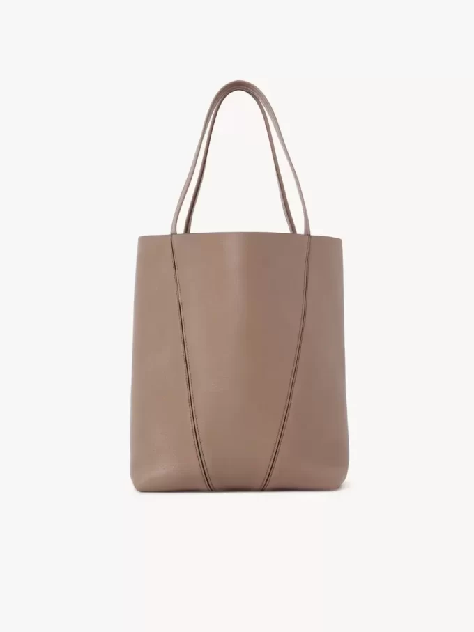 Torba typu tote Chloé Spin ze skóry licowej Torba typu tote Chloé Spin ze skóry licowej