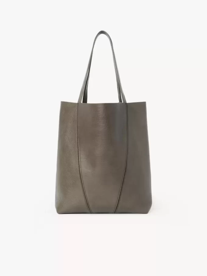 Torba typu tote Chloé Spin ze skóry licowej Torba typu tote Chloé Spin ze skóry licowej