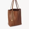 Torba typu tote Chloé Spin ze skóry licowej Torba typu tote Chloé Spin ze skóry licowej