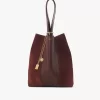 Torba typu tote Chloé Spin ze skóry licowej i zamszu Torba typu tote Chloé Spin ze skóry licowej i zamszu