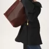 Torba typu tote Chloé Spin ze skóry licowej i zamszu Torba typu tote Chloé Spin ze skóry licowej i zamszu
