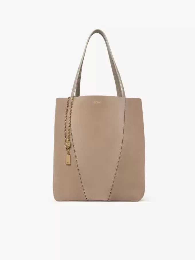 Torba typu tote Chloé Spin ze skóry zamszowej Torba typu tote Chloé Spin ze skóry zamszowej