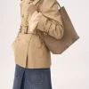 Torba typu tote Chloé Spin ze skóry zamszowej Torba typu tote Chloé Spin ze skóry zamszowej