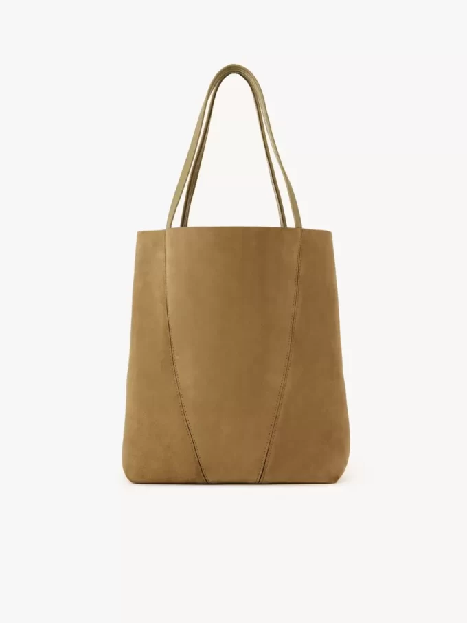 Torba typu tote Chloé Spin ze skóry zamszowej Torba typu tote Chloé Spin ze skóry zamszowej