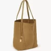 Torba typu tote Chloé Spin ze skóry zamszowej Torba typu tote Chloé Spin ze skóry zamszowej