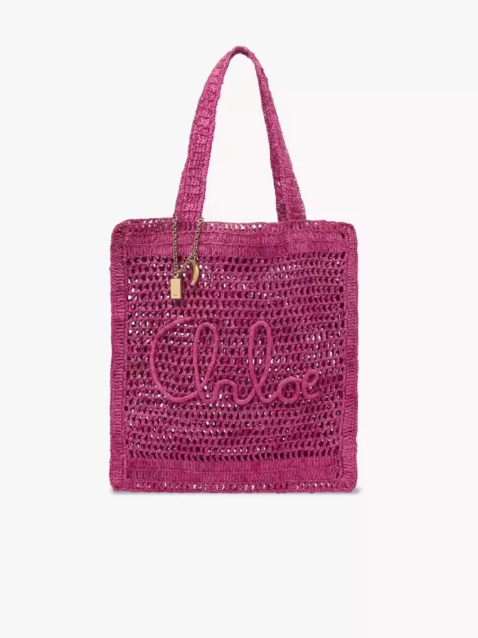 Torba typu tote Summer Banana z rafii Torba typu tote Summer Banana z rafii