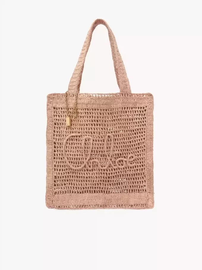 Torba typu tote Summer Banana z rafii Torba typu tote Summer Banana z rafii