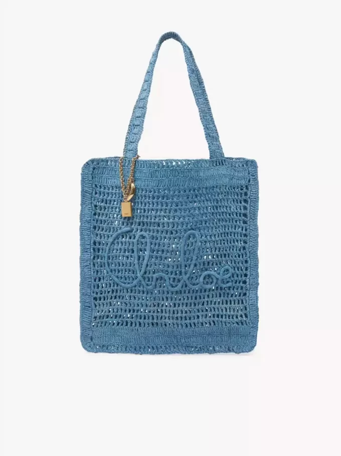 Torba typu tote Summer Banana z rafii Torba typu tote Summer Banana z rafii