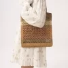 Torba typu tote Summer Banana z rafii Torba typu tote Summer Banana z rafii