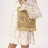 Torba typu tote Summer Banana z rafii Torba typu tote Summer Banana z rafii