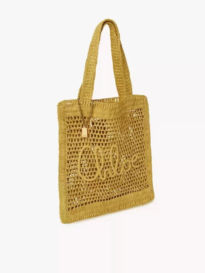 Torba typu tote Summer Banana z rafii Torba typu tote Summer Banana z rafii