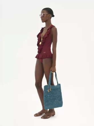 Torba typu tote Summer Banana z rafii