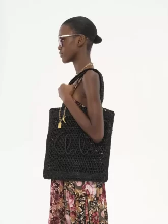 Torba typu tote Summer Banana z rafii