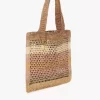 Torba typu tote Summer Banana z rafii Torba typu tote Summer Banana z rafii