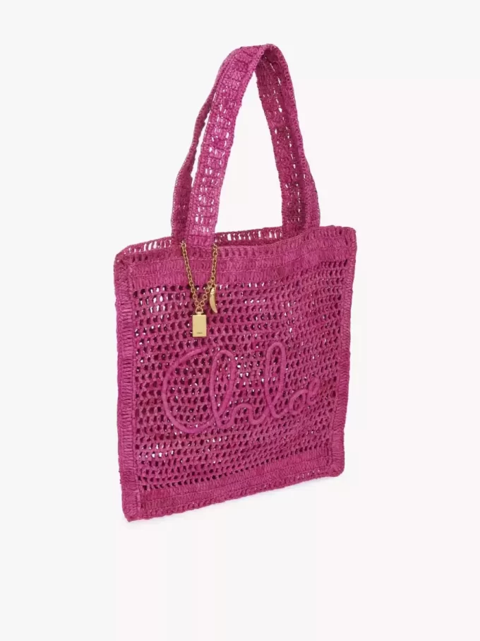 Torba typu tote Summer Banana z rafii Torba typu tote Summer Banana z rafii