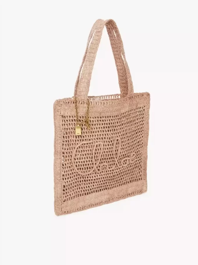 Torba typu tote Summer Banana z rafii Torba typu tote Summer Banana z rafii