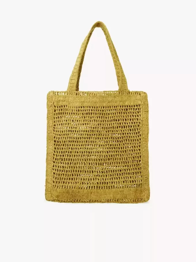 Torba typu tote Summer Banana z rafii Torba typu tote Summer Banana z rafii