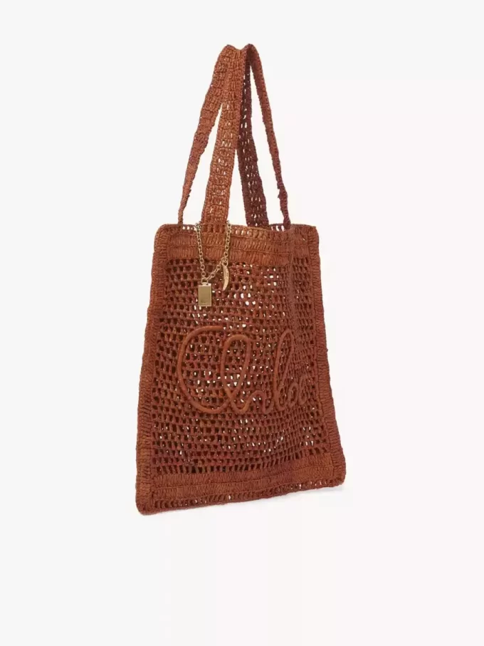 Torba typu tote Summer Banana z rafii Torba typu tote Summer Banana z rafii