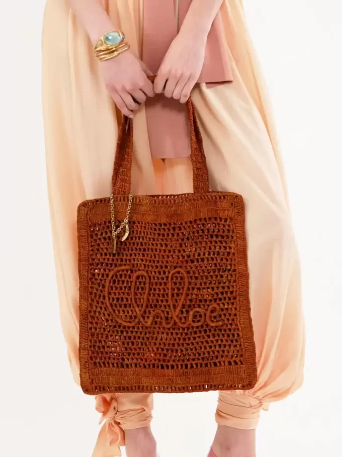 Torba typu tote Summer Banana z rafii Torba typu tote Summer Banana z rafii