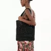 Torba typu tote Summer Banana z rafii Torba typu tote Summer Banana z rafii