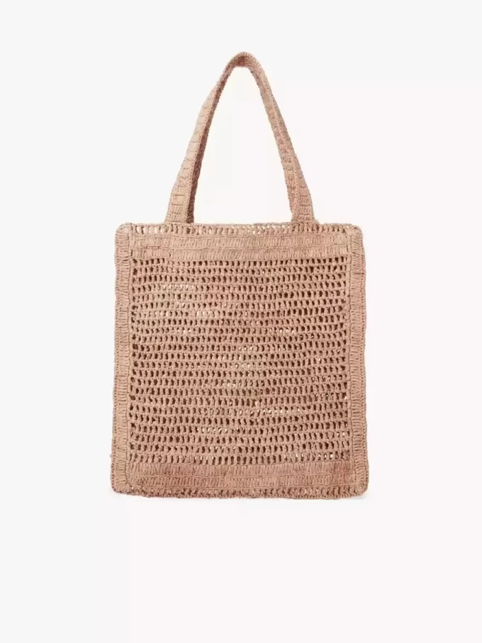 Torba typu tote Summer Banana z rafii Torba typu tote Summer Banana z rafii
