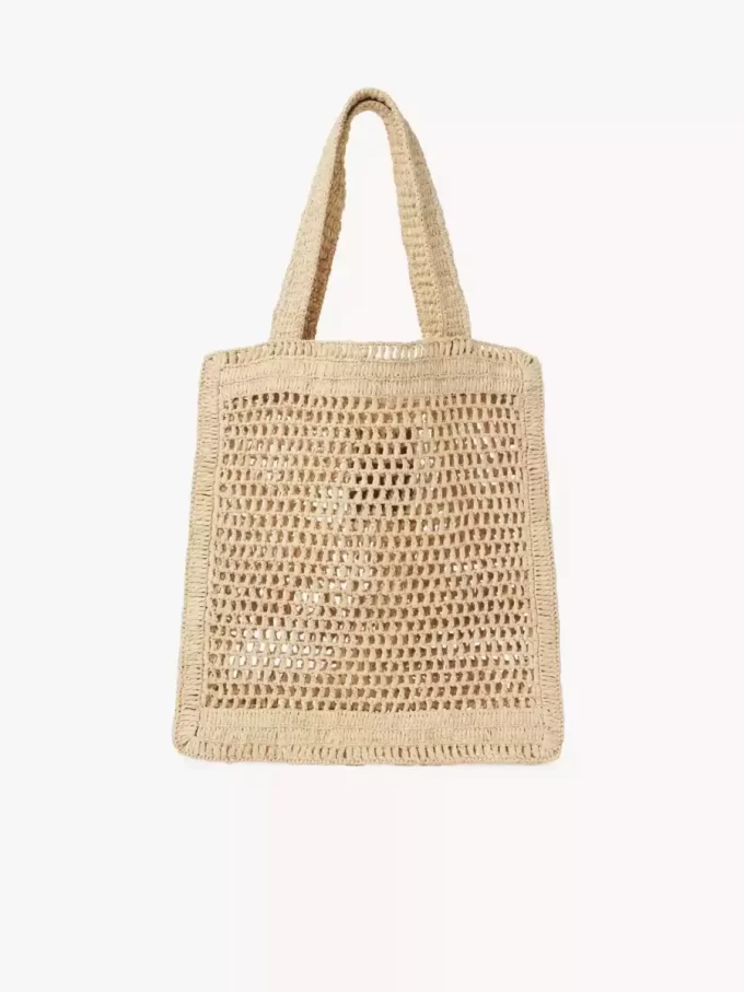 Torba typu tote Summer Banana z rafii Torba typu tote Summer Banana z rafii