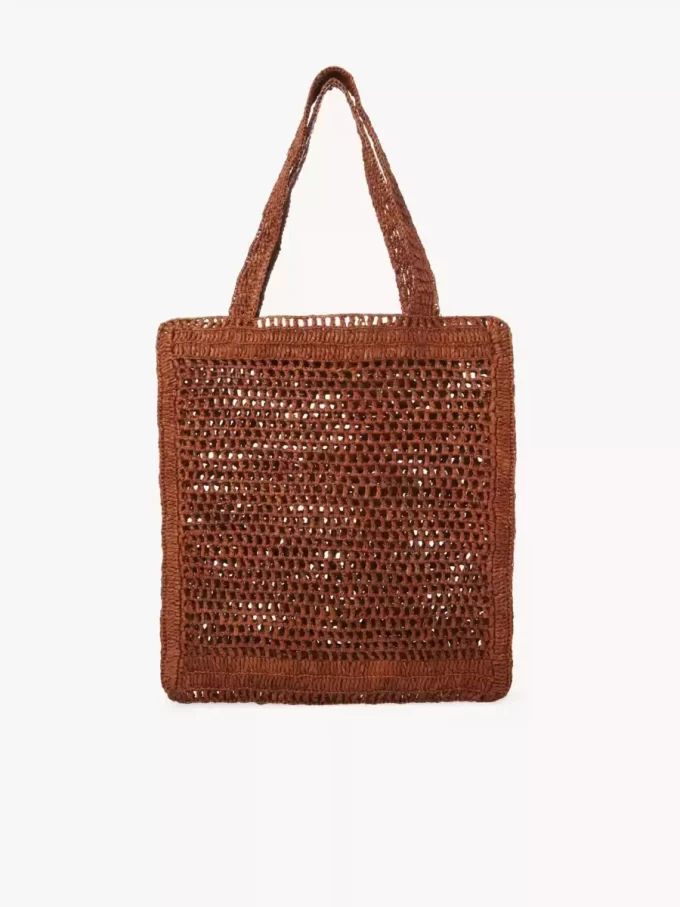 Torba typu tote Summer Banana z rafii Torba typu tote Summer Banana z rafii
