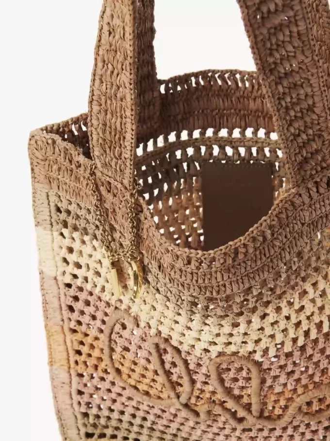 Torba typu tote Summer Banana z rafii Torba typu tote Summer Banana z rafii