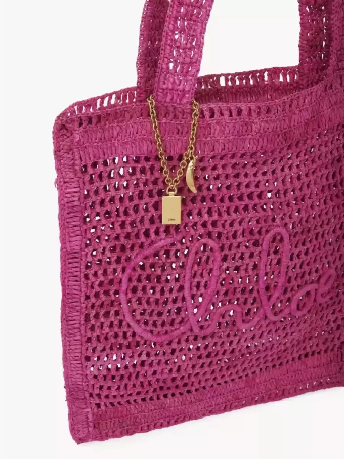 Torba typu tote Summer Banana z rafii Torba typu tote Summer Banana z rafii