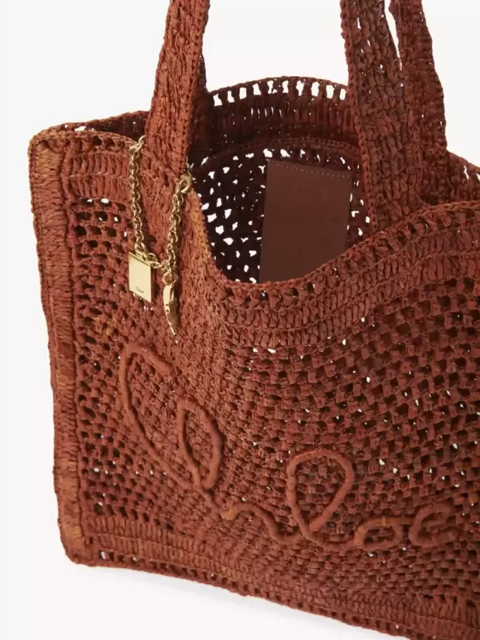 Torba typu tote Summer Banana z rafii Torba typu tote Summer Banana z rafii