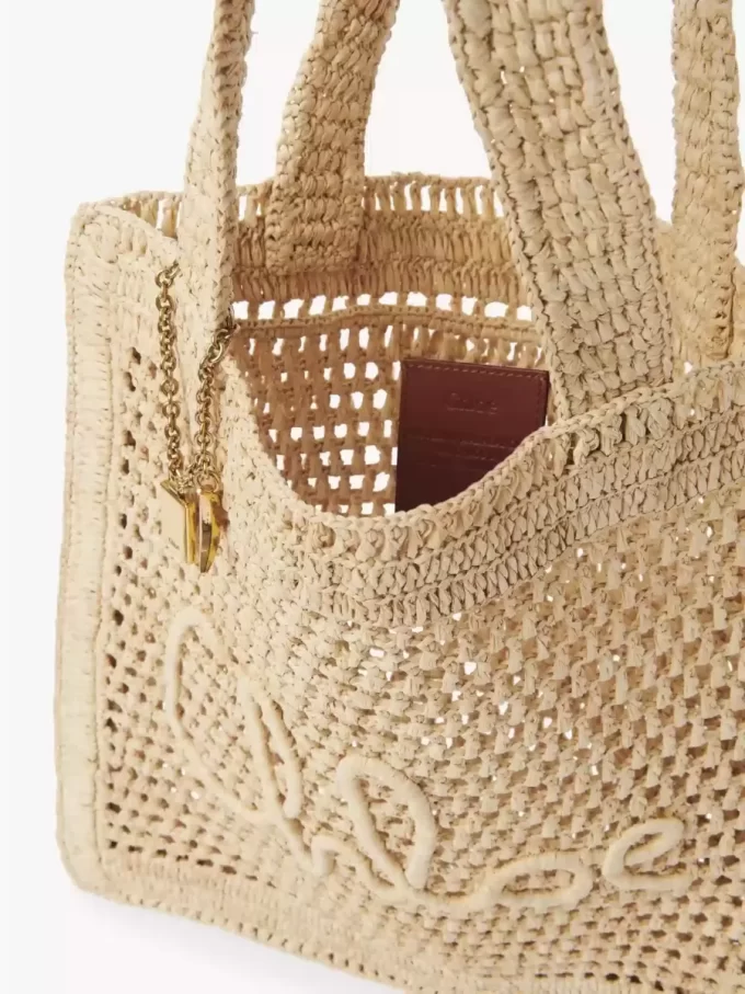 Torba typu tote Summer Banana z rafii Torba typu tote Summer Banana z rafii