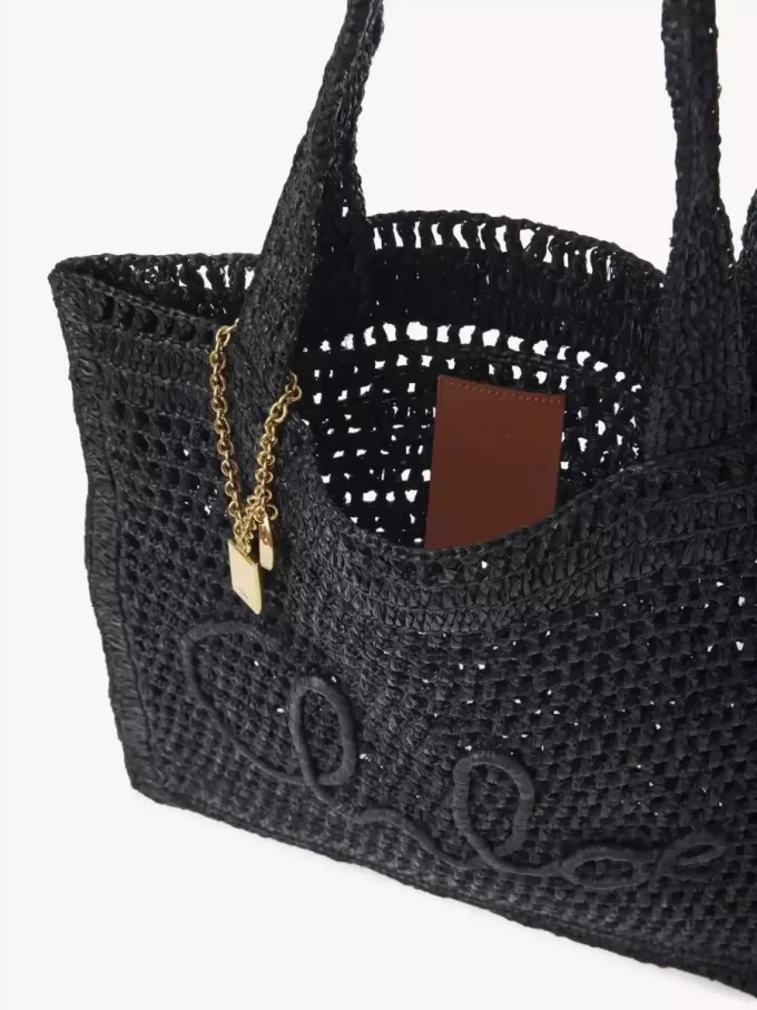 Torba typu tote Summer Banana z rafii Torba typu tote Summer Banana z rafii