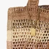 Torba typu tote Summer Banana z rafii Torba typu tote Summer Banana z rafii