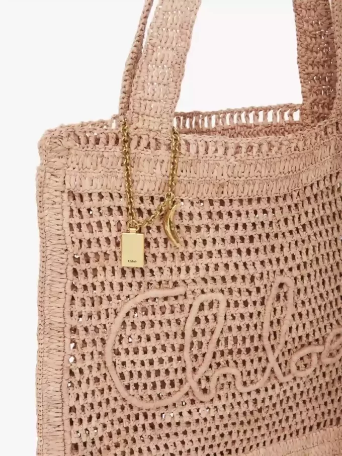 Torba typu tote Summer Banana z rafii Torba typu tote Summer Banana z rafii