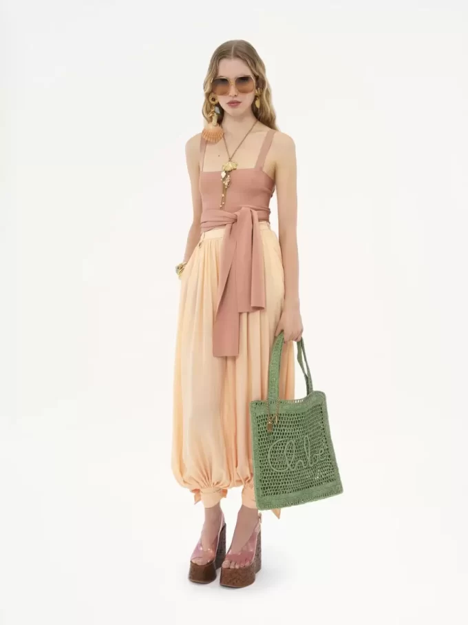 Torba typu tote Summer Banana z rafii Torba typu tote Summer Banana z rafii