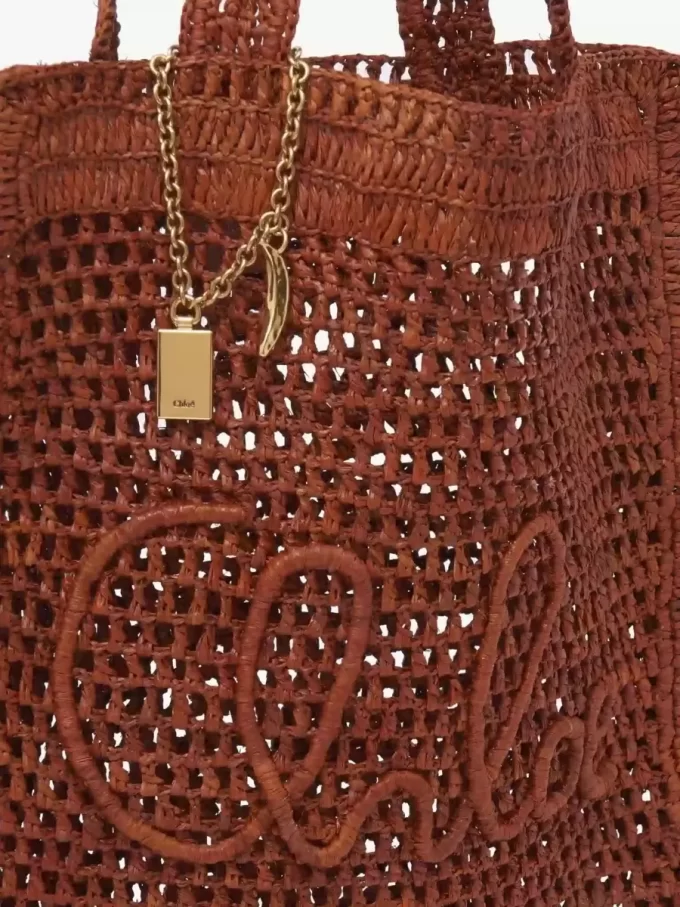 Torba typu tote Summer Banana z rafii Torba typu tote Summer Banana z rafii