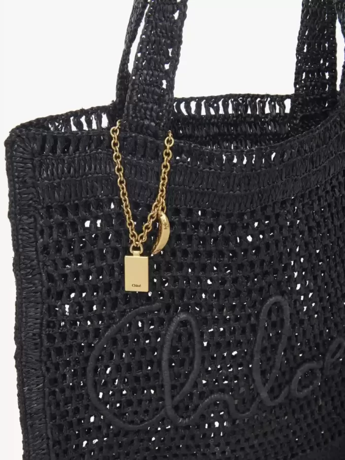 Torba typu tote Summer Banana z rafii Torba typu tote Summer Banana z rafii