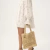 Torba typu tote Summer Banana z rafii Torba typu tote Summer Banana z rafii