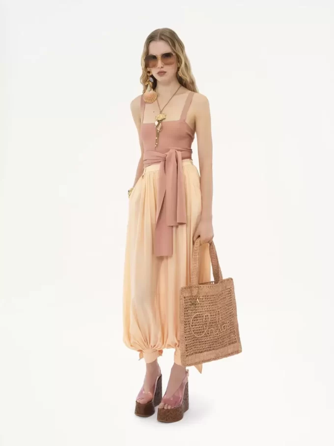 Torba typu tote Summer Banana z rafii Torba typu tote Summer Banana z rafii