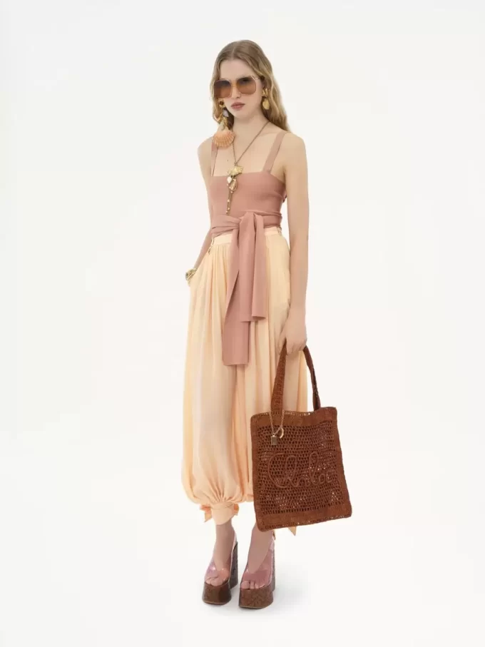 Torba typu tote Summer Banana z rafii Torba typu tote Summer Banana z rafii