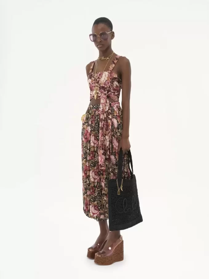 Torba typu tote Summer Banana z rafii Torba typu tote Summer Banana z rafii