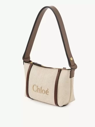Torebka na ramię Chloé Carry z rafii