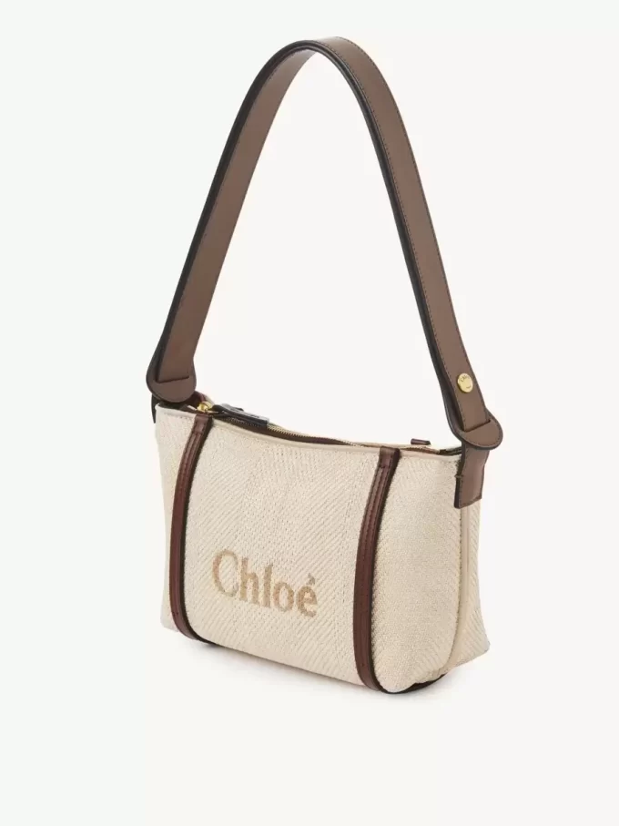 Torebka na ramię Chloé Carry z rafii Torebka na ramię Chloé Carry z rafii
