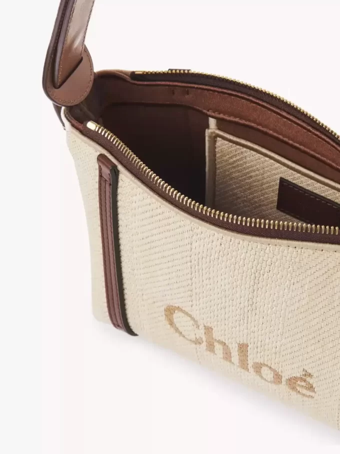 Torebka na ramię Chloé Carry z rafii Torebka na ramię Chloé Carry z rafii