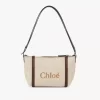 Torebka na ramię Chloé Carry z rafii Torebka na ramię Chloé Carry z rafii