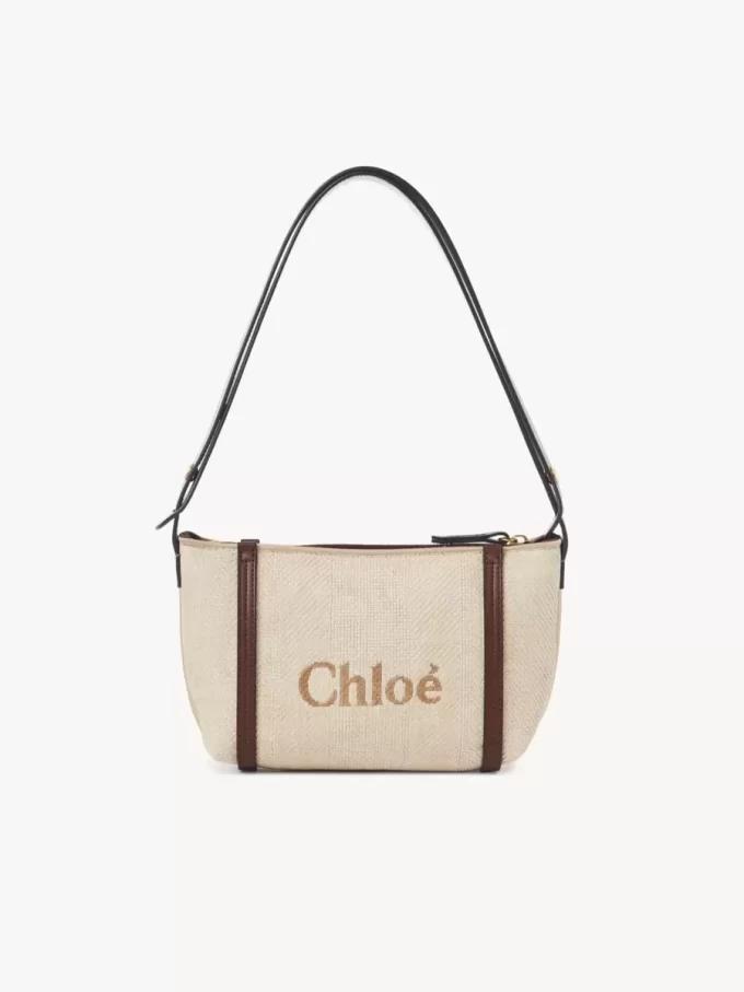 Torebka na ramię Chloé Carry z rafii Torebka na ramię Chloé Carry z rafii