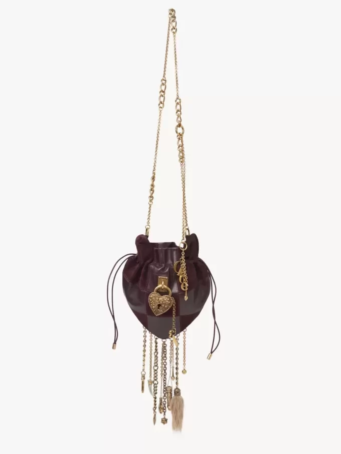 Torebka typu crossbody Château Treasures ze skóry licowej i zamszowej Torebka typu crossbody Château Treasures ze skóry licowej i zamszowej