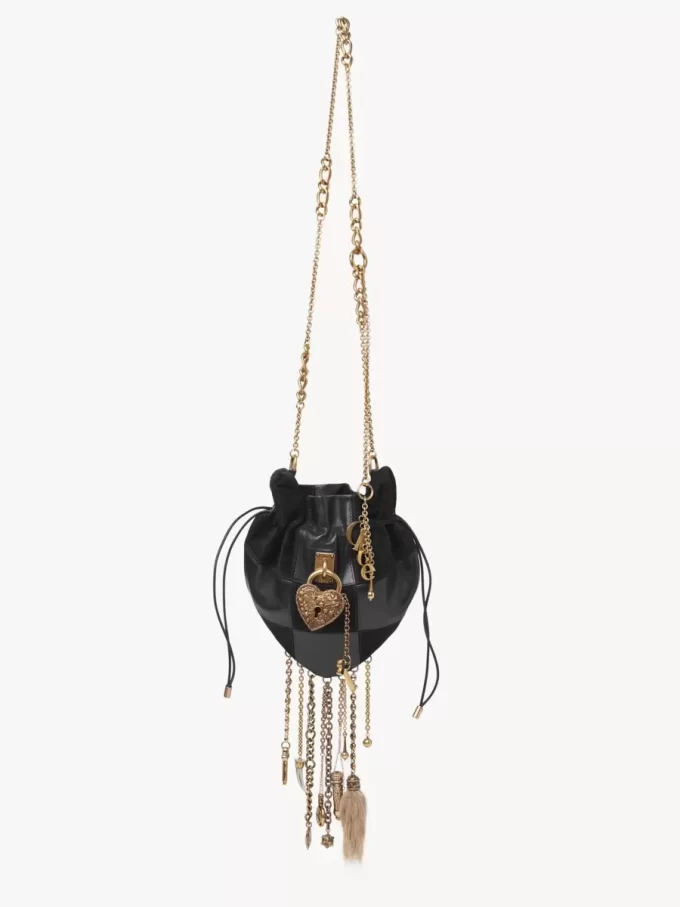 Torebka typu crossbody Château Treasures ze skóry licowej i zamszowej Torebka typu crossbody Château Treasures ze skóry licowej i zamszowej