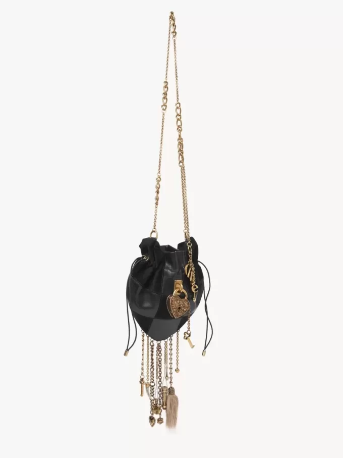 Torebka typu crossbody Château Treasures ze skóry licowej i zamszowej Torebka typu crossbody Château Treasures ze skóry licowej i zamszowej