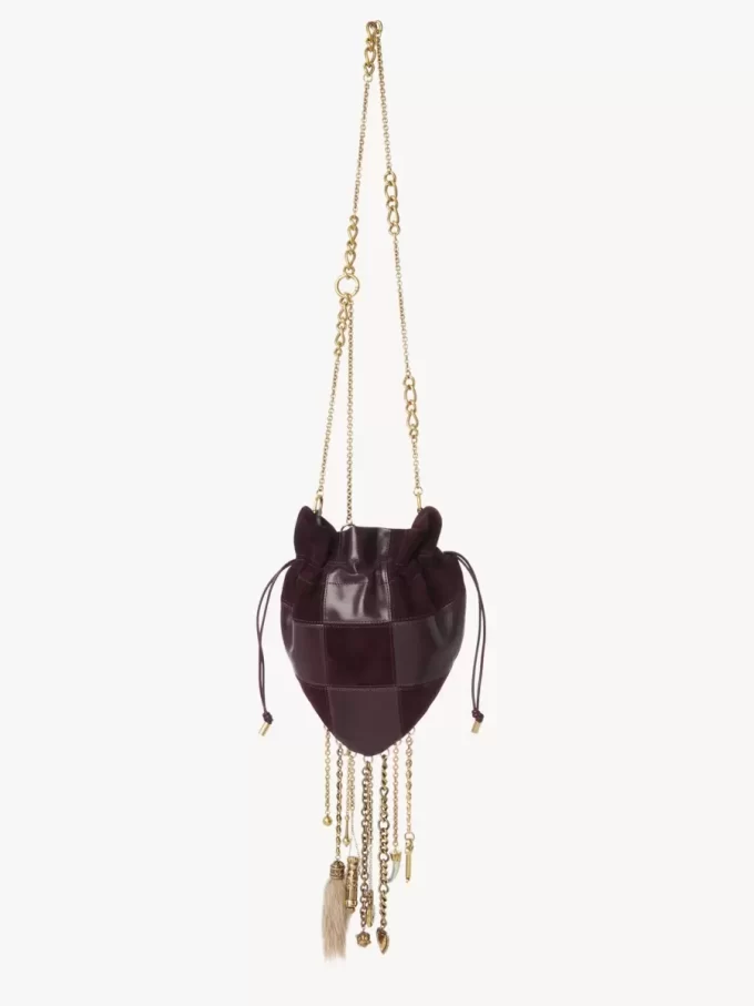 Torebka typu crossbody Château Treasures ze skóry licowej i zamszowej Torebka typu crossbody Château Treasures ze skóry licowej i zamszowej